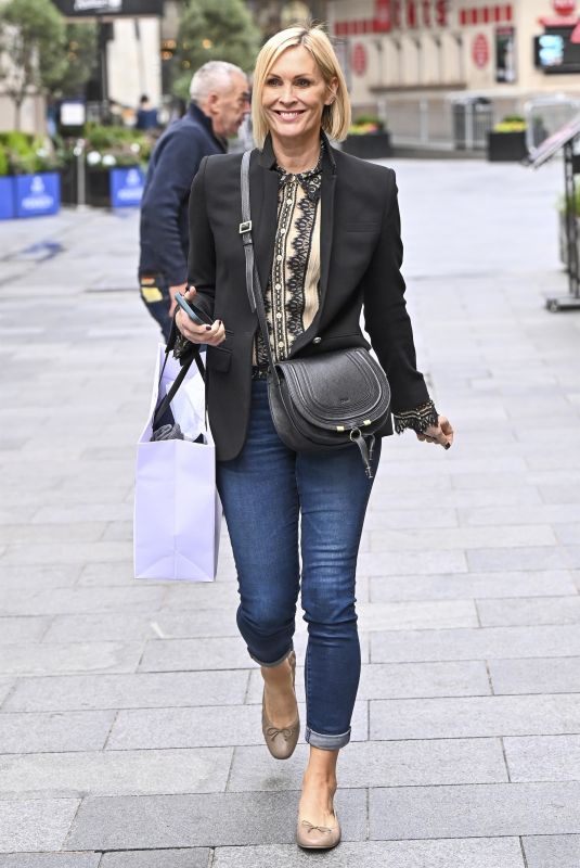 JENNI FALCONER Leaves Global Studios Smooth FM in London 10/22/2024