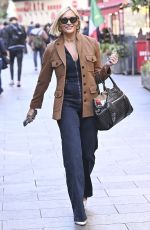 JENNI FALCONER Leaves Smooth FM Studio in London 10/04/2024