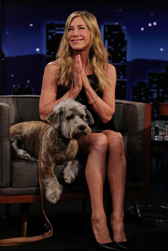 JENNIFER ANISTON at Jimmy Kimmel Live 10/02/2024