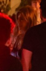 JENNIFER ANISTON Leaves Dinner with a Mystery Man and a Friend at Sunset Tower in West Hollywood 10/03/2024