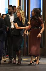 JENNIFER ANISTON Shoots a Dramatic Nighttime Scene for The Morning Show in Los Angeles 10/10/2024