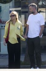 JENNIFER LAWRENCE Shares a Sweet PDA Moment with Cooke Maroney in Studio City 10/19/2024