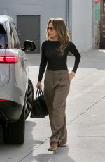 JENNIFER LOPEZ Arrives at a Recording Studio in Hollywood 10/28/2024