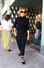 JENNIFER LOPEZ in All Black Ensemble Out on Rodeo Drive in Beverly Hills 10/20/2024