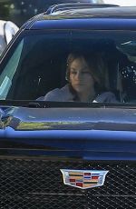 JENNIFER LOPEZ Out Driving in Brentwood 10/29/2024