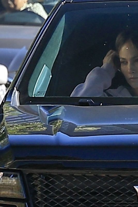 JENNIFER LOPEZ Out Driving in Brentwood 10/29/2024