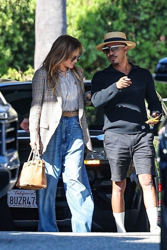 JENNIFER LOPEZ Out for Lunch with a Friend in Beverly Hills 10/22/2024