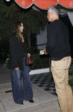 JESSICA ALBA and Cash Warren Night Out in West Hollywood 10/12/2024