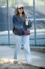 JESSICA ALBA Arrives at a Tennis Match for Her Daughter in Los Angeles 10/10/2024