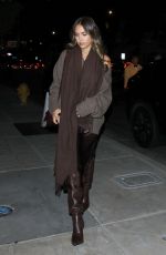 JESSICA ALBA Arrives at The Bird Streets Club in West Hollywood 10/30/2024