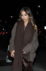 JESSICA ALBA Arrives at The Bird Streets Club in West Hollywood 10/30/2024