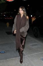 JESSICA ALBA Arrives at The Bird Streets Club in West Hollywood 10/30/2024