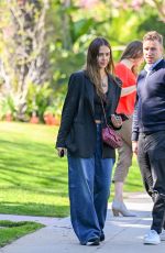 JESSICA ALBA Leaves Beverly Hills Hotel 10/12/2024