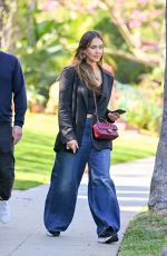JESSICA ALBA Leaves Beverly Hills Hotel 10/12/2024