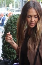 JESSICA ALBA Out and About in New York 10/04/2024