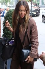JESSICA ALBA Out and About in New York 10/04/2024
