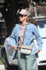 JESSICA ALBA Supports Her Daughter on Tennis Court in Marina Del Rey 09/30/2024