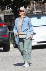 JESSICA ALBA Supports Her Daughter on Tennis Court in Marina Del Rey 09/30/2024