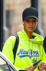 JOAN SMALLS at a Nail Salon in New York 10/04/2024