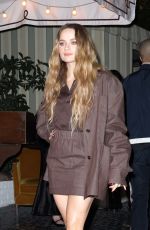JOEY KING Arrives at WIF Max Mara Face of Future Award in Los Angeles 10/23/2024