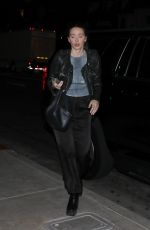 JORDAN HEWSON Arrives at The Bird Streets Club in West Hollywood 10/30/2024