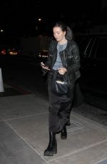 JORDAN HEWSON Arrives at The Bird Streets Club in West Hollywood 10/30/2024