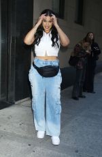 JORDIN SPARKS Leaves FOX Studios in New York 10/10/2024