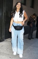 JORDIN SPARKS Leaves FOX Studios in New York 10/10/2024