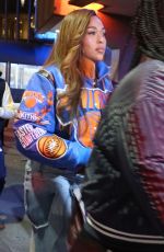 JORDYN WOODS Arrives at Penn Station in New York 10/26/2024