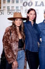 JOSEPHINE SKRIVER, LILY ALDRIDGE and SHANINA SHAIK at Johnny Was x Sasson Launch Event in Los Angeles 10/10/2024