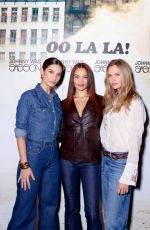 JOSEPHINE SKRIVER, LILY ALDRIDGE and SHANINA SHAIK at Johnny Was x Sasson Launch Event in Los Angeles 10/10/2024