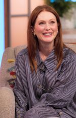 JULIANNE MOORE at Lorraine TV Show in London 10/23/2024
