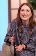 JULIANNE MOORE at Lorraine TV Show in London 10/23/2024