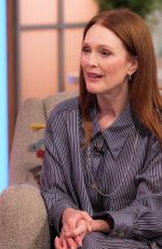 JULIANNE MOORE at Lorraine TV Show in London 10/23/2024