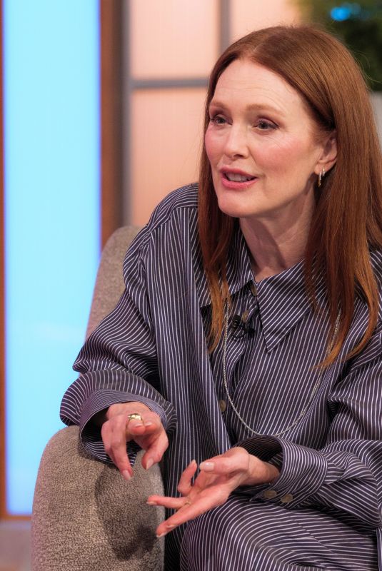 JULIANNE MOORE at Lorraine TV Show in London 10/23/2024