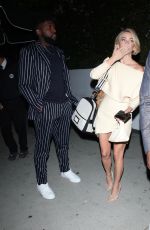 JULIEANNE HOUGH and Emmanuel Acho Out for Dinner at Catch Steak in Los Angeles 10/02/2024