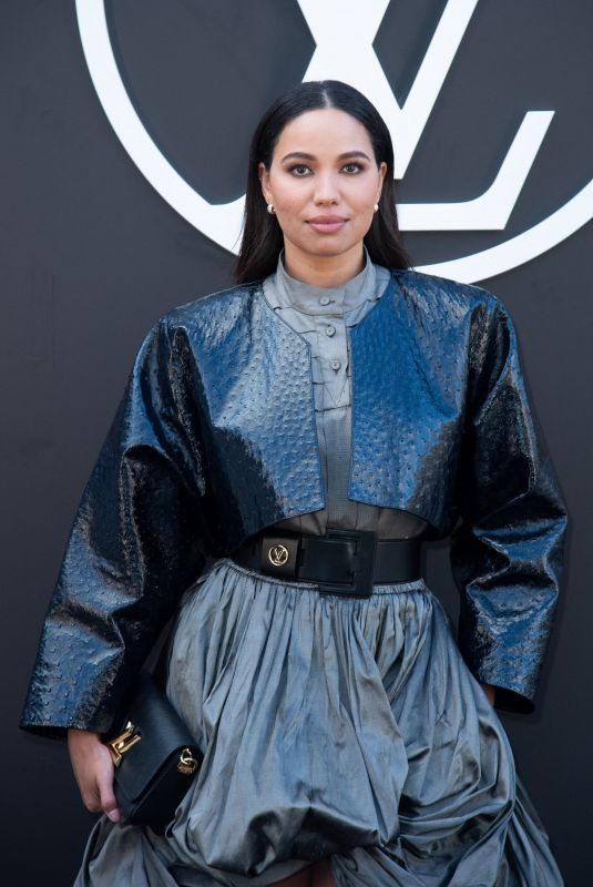 JURNEE SMOLLETT at Louis Vuitton SS25 Fashion Show in Paris 10/01/2024