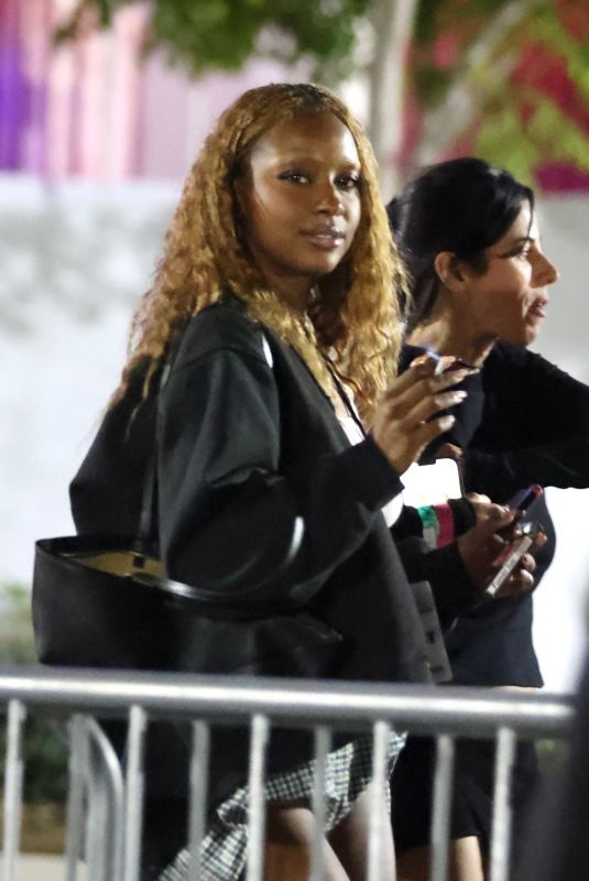 JUSTINE SKYE and VICTORIA VILLARROEL Leaves Charli XCX Concert in Inglewood 10/15/2024