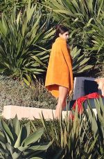 KAIA GERBER at Their Oceanfront House in Malibu 10/30/2024