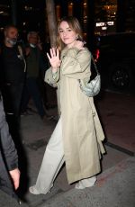 KAITLYN DEVER Arrives at Burberry Flagship Store Opening in New York 10/16/2024