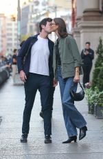 KARLIE KLOSS and Joshua Kushner Out in New York 10/22/2024