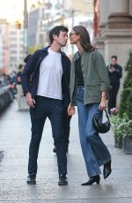 KARLIE KLOSS and Joshua Kushner Out in New York 10/22/2024