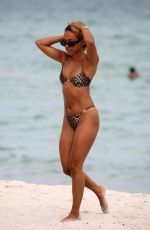 KARRUECHE TRAN in Bikini at a Beach in Miami 10/04/2024