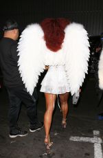 KARRUECHE TRAN Leaves a Halloween Party at Lavo in West Hollywood 10/30/2024
