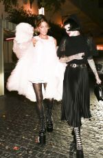 KATE BECKINSALE Arrives at Chateau Marmont in Los Angeles 10/18/2024