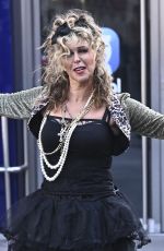 KATE GARRAWAY Arrives at Global Studios in London Dressed as Madonna 10/11/2024
