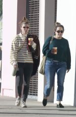 KATE MARA Out for Lunch with a Friend in Los Angeles 10/29/2024
