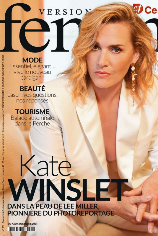 KATE WINSLET in Version Femina, October 2024