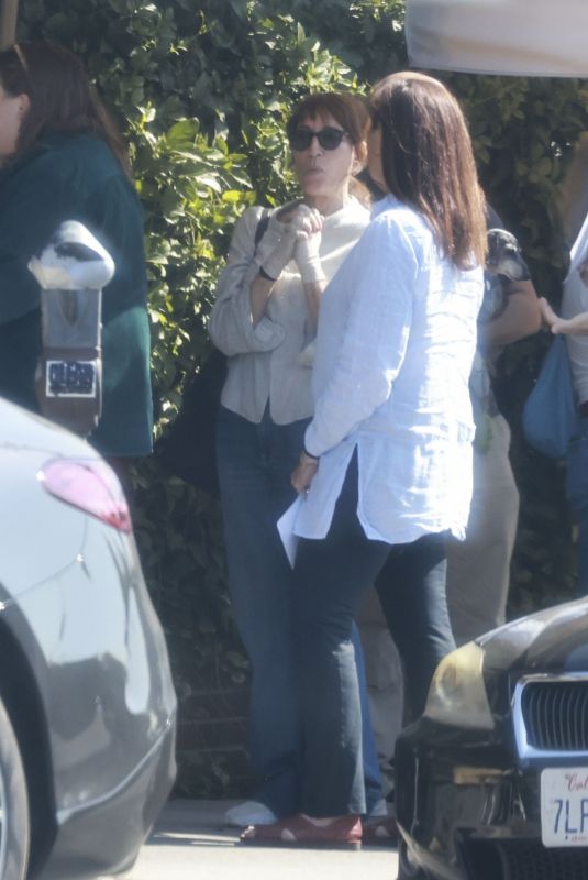 KATEY SAGAL Out for Lunch with a Friend at All Time in Los Angeles 10/14/2024