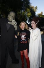 KATHRYN NEWTON Arrives at GCDS x Universal Studios Dinner in Los Angeles 10/24/2024